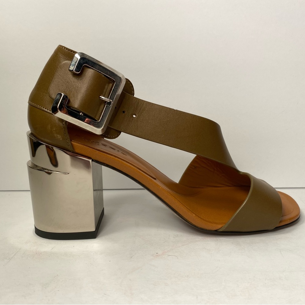 Robert clergerie abstract block heel sandals 36.5 - Picture 4 of 13